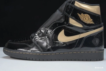 GOLD RETRO METALLIC (2020) HIGH 555088-032 1 JORDAN BLACK 0919